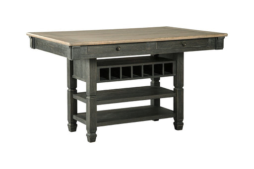 Tyler Creek Black/Gray Counter Height Dining Table - D736-32 - Gate Furniture