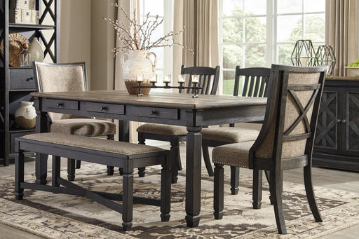 Tyler Creek Black-Gray Dining Room Set - Gate Furniture