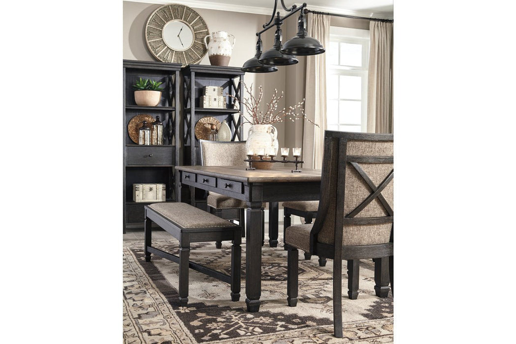 Tyler Creek Black/Gray Dining Table - D736-25 - Gate Furniture