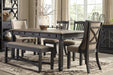 Tyler Creek Black/Gray Dining Table - D736-25 - Gate Furniture