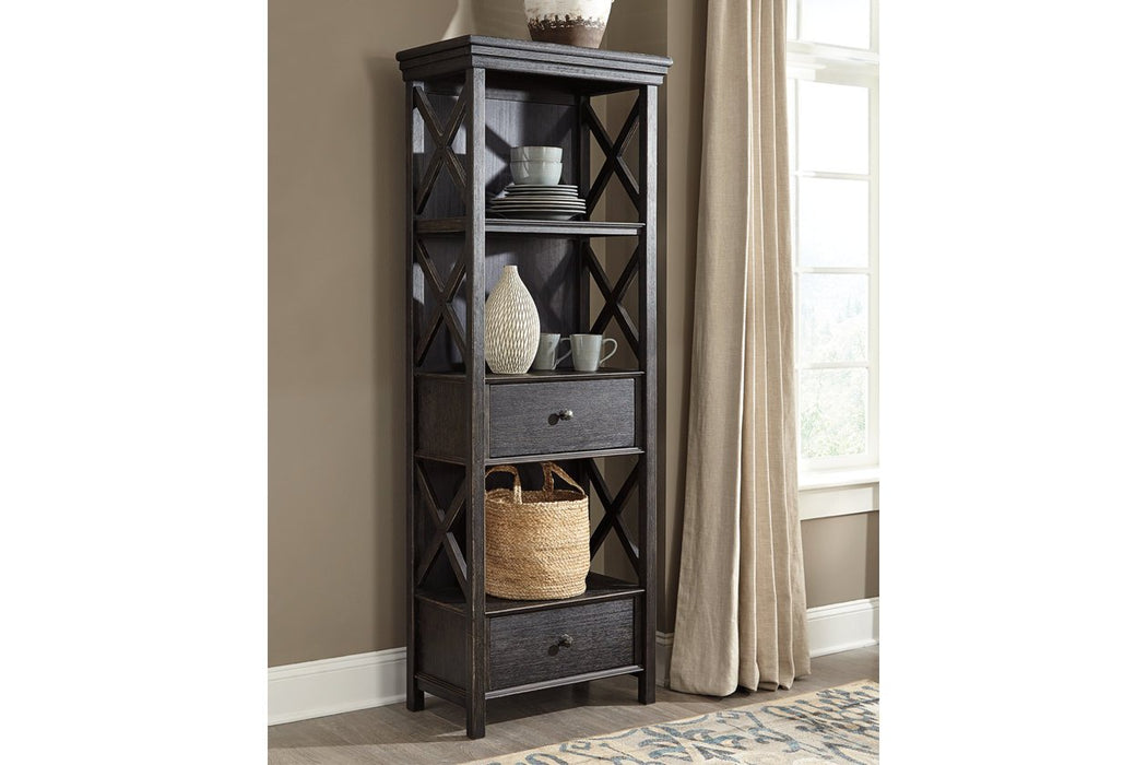 Tyler Creek Black/Gray Display Cabinet - D736-76 - Gate Furniture