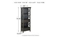 Tyler Creek Black/Gray Display Cabinet - D736-76 - Gate Furniture