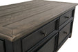 Tyler Creek Grayish Brown/Black Coffee Table with Lift Top - T736-20 - Gate Furniture