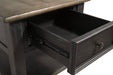 Tyler Creek Grayish Brown/Black End Table - T736-3 - Gate Furniture