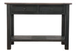 Tyler Creek Grayish Brown/Black Sofa/Console Table - T736-4 - Gate Furniture