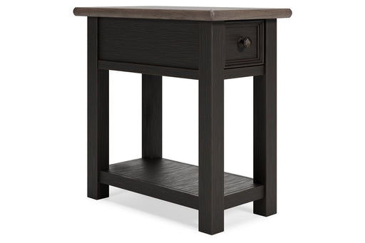 Tyler Creek Two-tone Chairside End Table - T736-107 - Gate Furniture