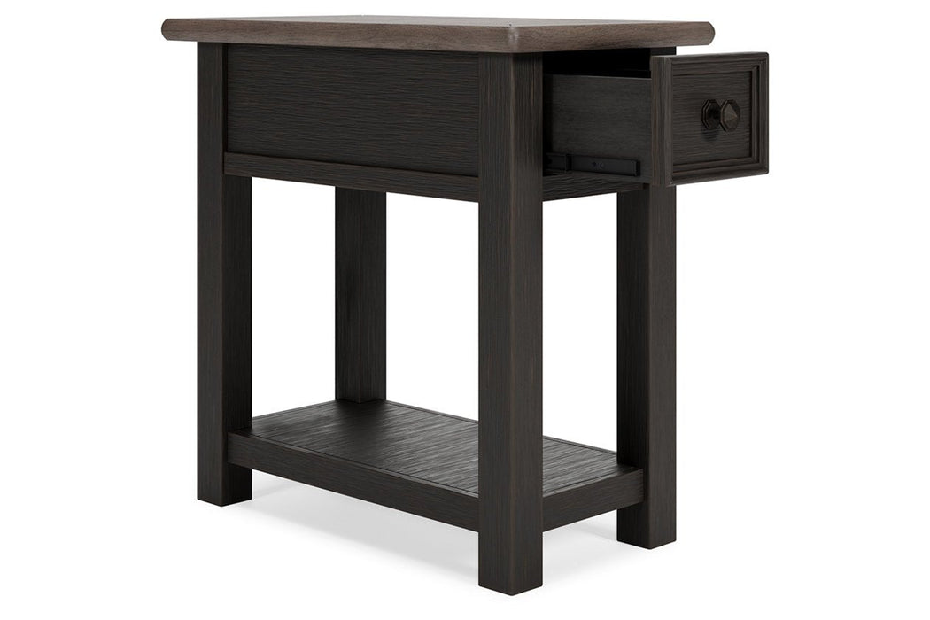 Tyler Creek Two-tone Chairside End Table - T736-107 - Gate Furniture