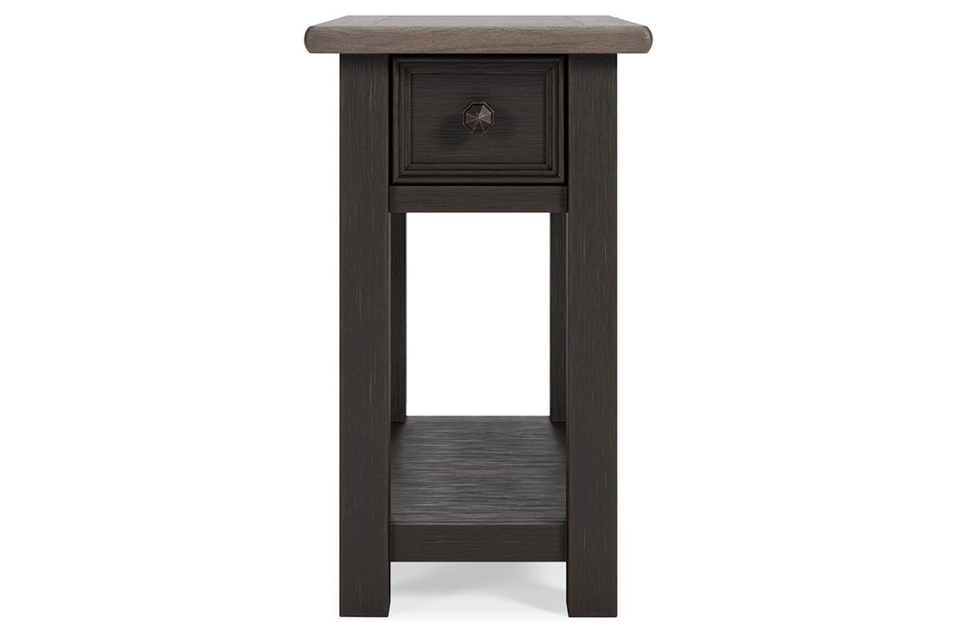 Tyler Creek Two-tone Chairside End Table - T736-107 - Gate Furniture