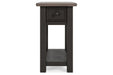 Tyler Creek Two-tone Chairside End Table - T736-107 - Gate Furniture