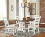 Valebeck White-Brown Dining Room Set - Gate Furniture