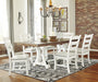 Valebeck White-Brown Dining Room Set - Gate Furniture