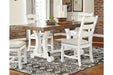 Valebeck White/Brown Dining Table - D546-35 - Gate Furniture