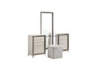 Zambrano White King Bed Group With Vanity Set - ZAMBRANO-WHITE-KBG W/ VANITY SET - Gate Furniture