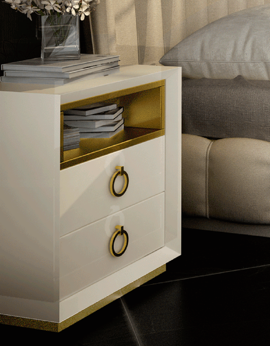 Velvet Nightstand - i26107 - In Stock Furniture