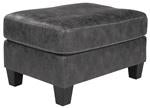 Venaldi Gunmetal Ottoman - 9150114 - Gate Furniture