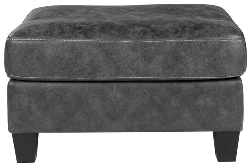 Venaldi Gunmetal Ottoman - 9150114 - Gate Furniture