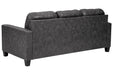 Venaldi Gunmetal Queen Sofa Chaise Sleeper - 9150168 - Gate Furniture