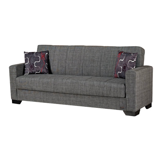 Vermont 82 in. Convertible Sleeper Sofa in Gray with Storage - SB-VERMONT-GRAY - In Stock Furniture