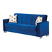 Vermont 82 in. Convertible Sleeper Sofa in Navy Blue with Storage - SB-VERMONT-BLUE - In Stock Furniture