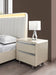 Viola Cream High Gloss Lacquer 4 pc Queen Bedroom Set - Gate Furniture