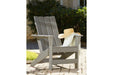 Visola Gray Adirondack Chair - P802-898 - Gate Furniture