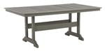 Visola Gray Outdoor Dining Table - P802-625 - Gate Furniture