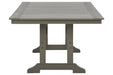 Visola Gray Outdoor Dining Table - P802-625 - Gate Furniture