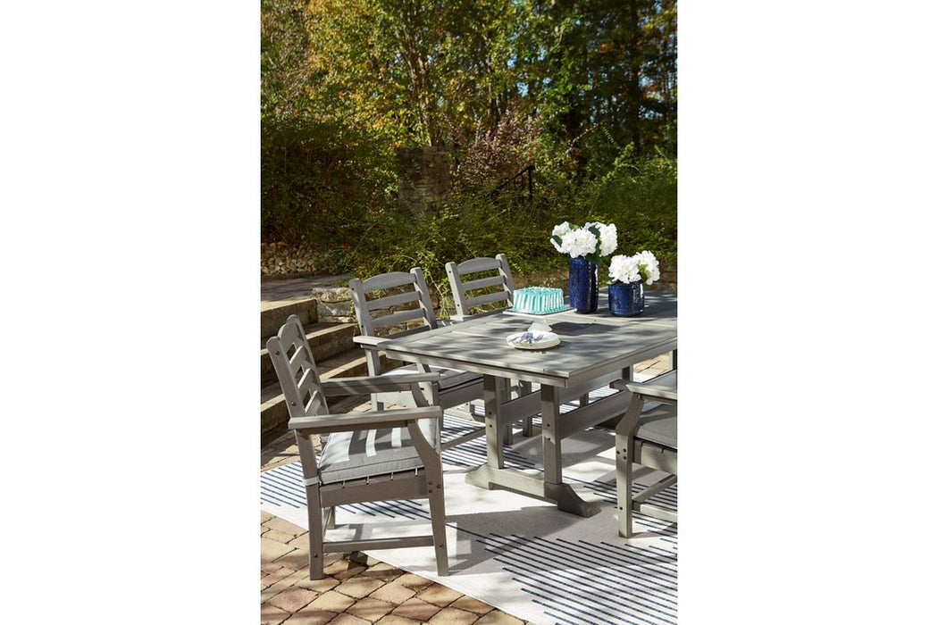 Visola Gray Outdoor Dining Table - P802-625 - Gate Furniture