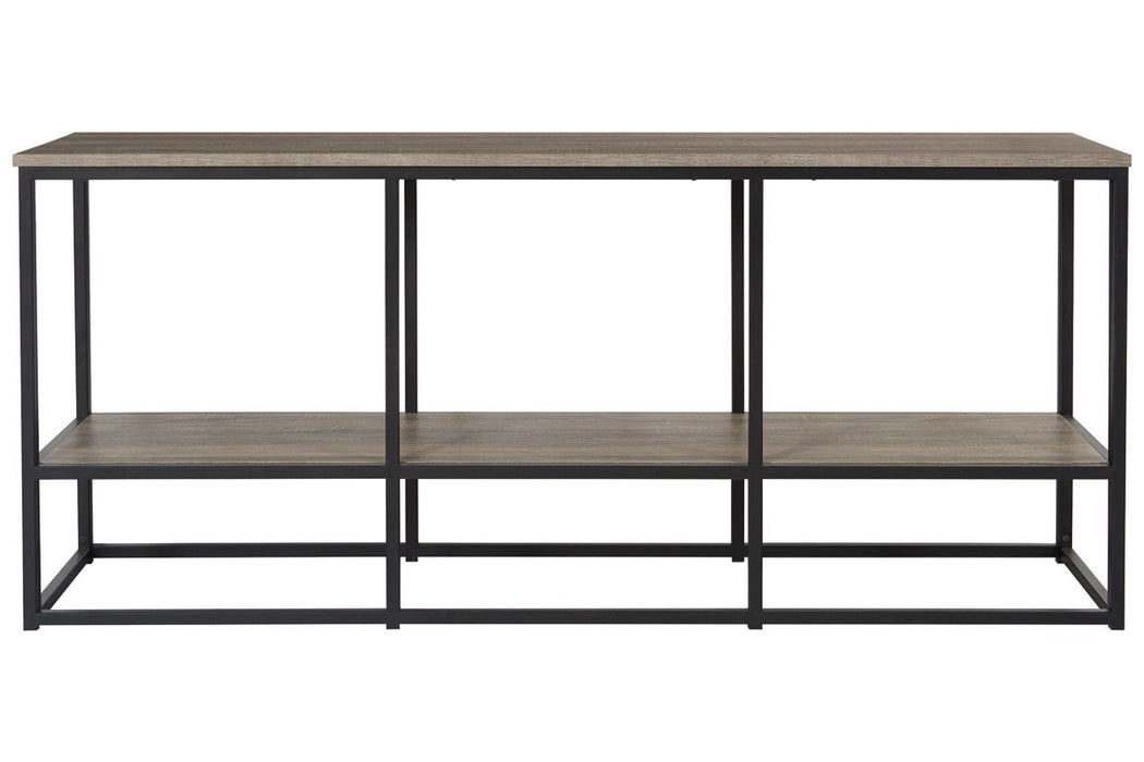 Wadeworth Brown/Black 65" TV Stand - W301-10 - Gate Furniture