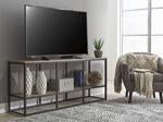 Wadeworth Brown/Black 65" TV Stand - W301-10 - Gate Furniture