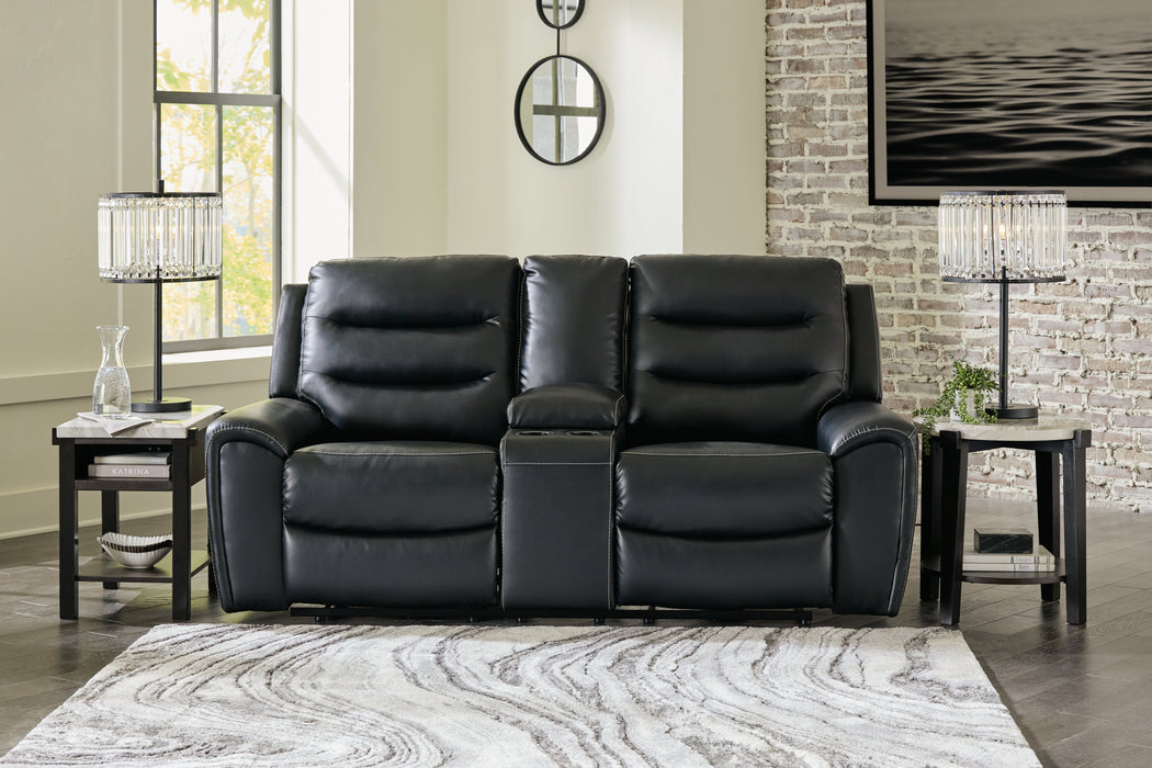 Warlin Power Reclining Loveseat with Console - 6110518 - In Stock Furniture