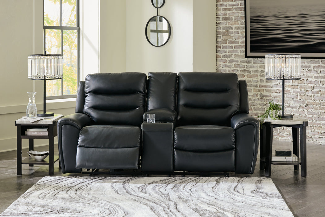 Warlin Power Reclining Loveseat with Console - 6110518 - In Stock Furniture