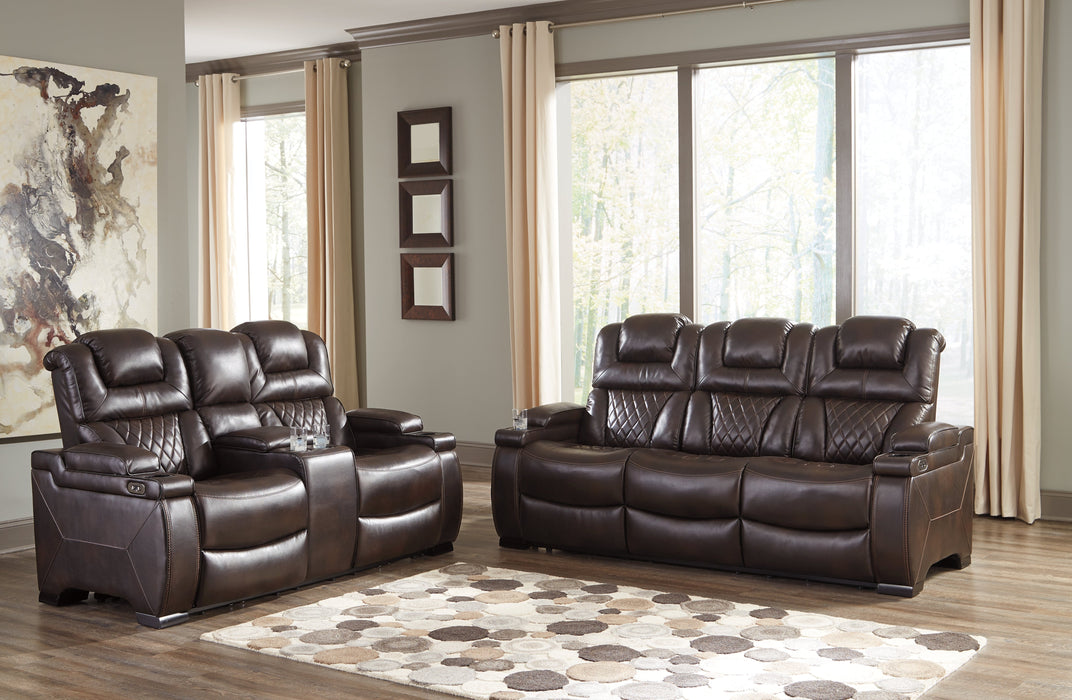 Warnerton Power Reclining Loveseat with Console - 7540718 - In Stock Furniture