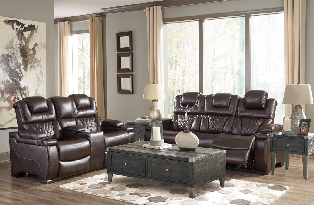 Warnerton Power Reclining Loveseat with Console - 7540718 - In Stock Furniture