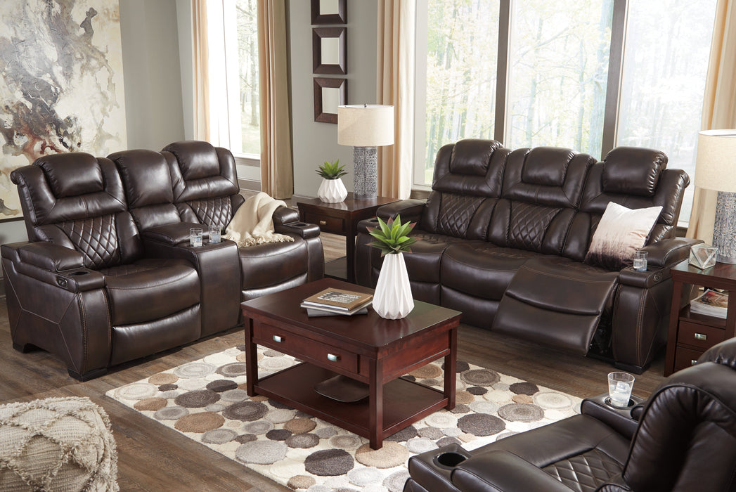 Warnerton Power Reclining Loveseat with Console - 7540718 - In Stock Furniture