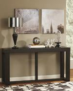 Watson Dark Brown Sofa/Console Table - T481-4 - Gate Furniture