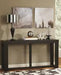 Watson Dark Brown Sofa/Console Table - T481-4 - Gate Furniture