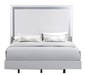 Wave Bed White Queen - In Stock Furniture