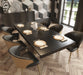 Wave Dining Table Dark Grey - i36258 - In Stock Furniture