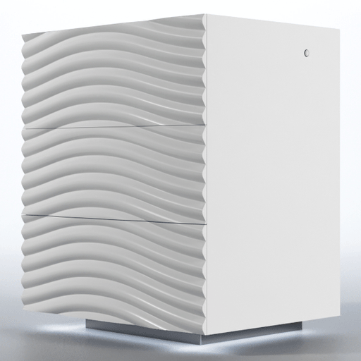 Wave Nightstand White Set - In Stock Furniture