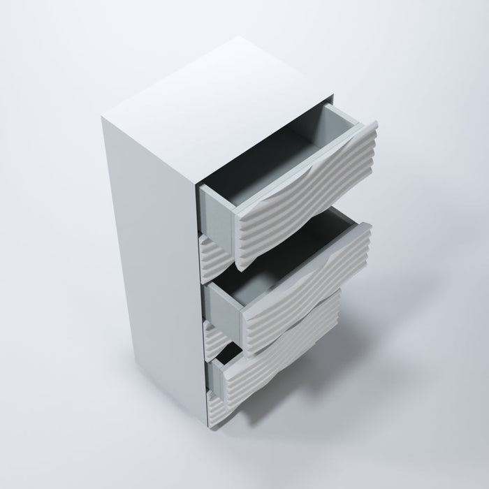 Wave White Chest - i37506 - In Stock Furniture