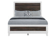 Lisbon Oak/White Queen Bed Group - LISBON-OAK/WHITE-QBG - Gate Furniture