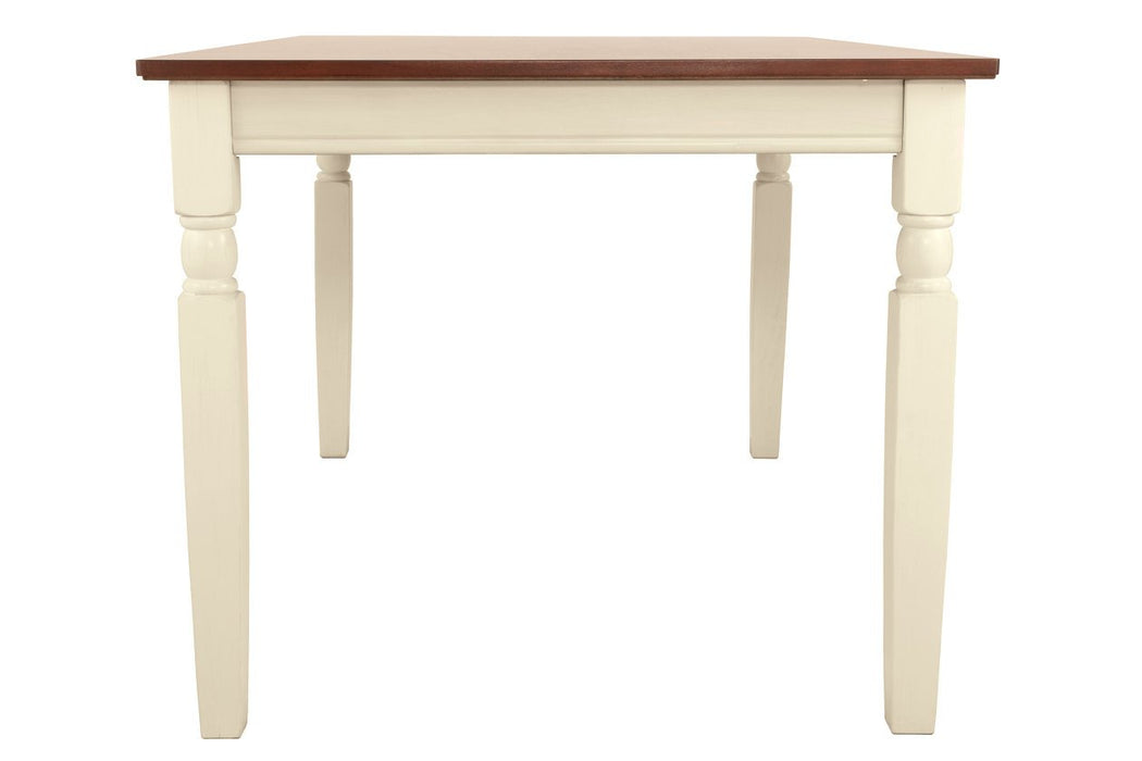 Whitesburg Brown/Cottage White Dining Table - D583-25 - Gate Furniture