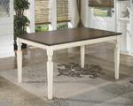 Whitesburg Brown/Cottage White Dining Table - D583-25 - Gate Furniture