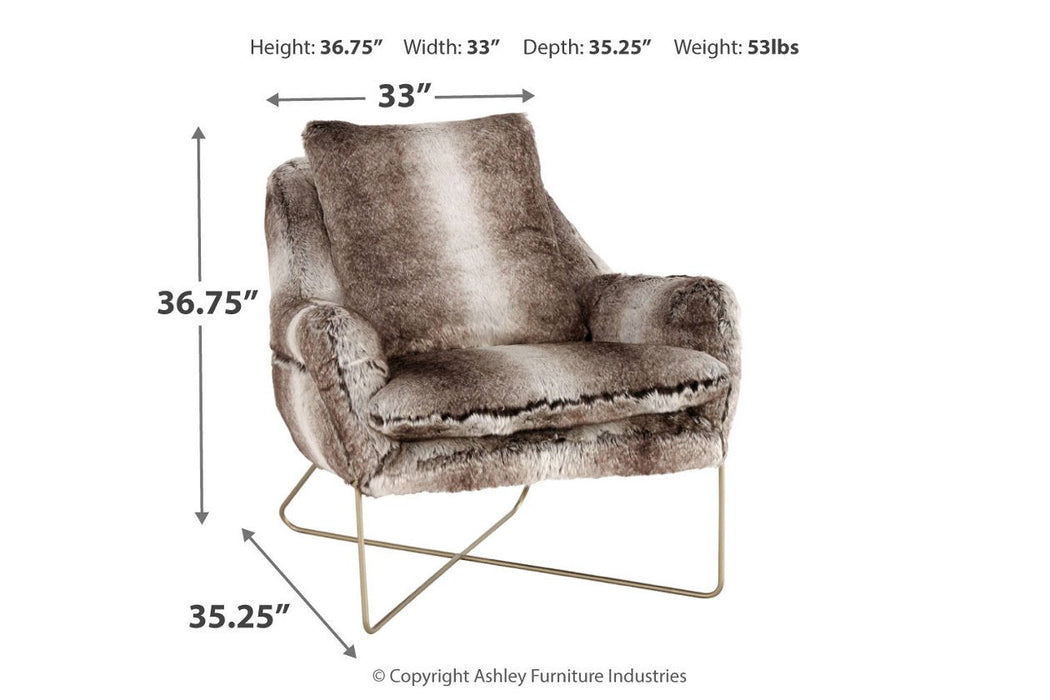 Wildau Gray Accent Chair - A3000054 - Gate Furniture