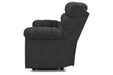 Wilhurst Marine Reclining Sofa with Drop Down Table - 5540389 - Gate Furniture