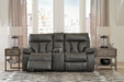 Willamen Reclining Loveseat with Console - 1480194 - In Stock Furniture