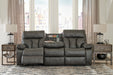 Willamen Reclining Sofa with Drop Down Table - 1480189 - In Stock Furniture