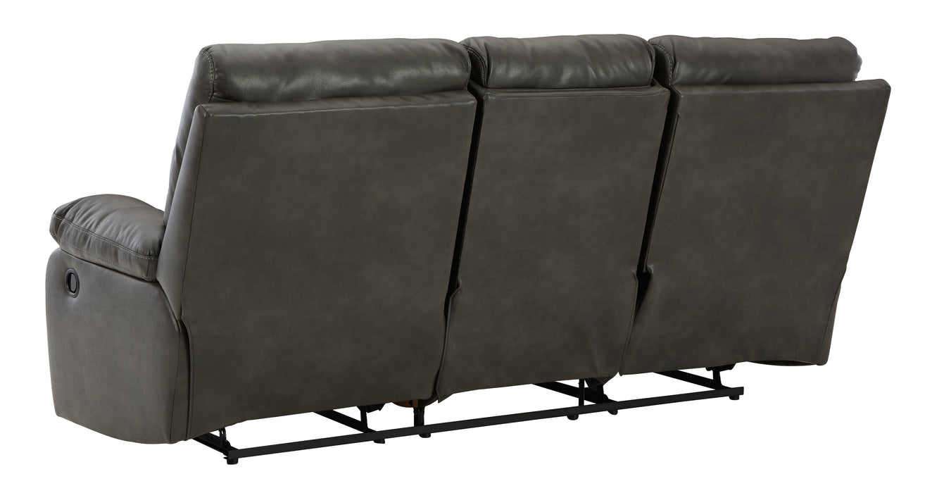 Willamen Reclining Sofa with Drop Down Table - 1480189 - In Stock Furniture