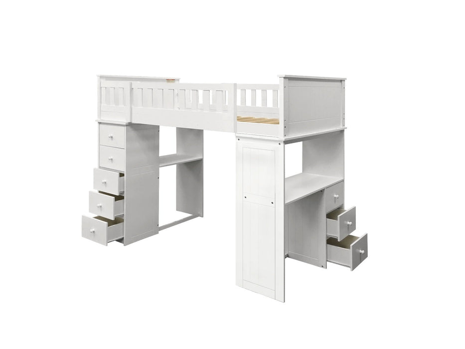 Willoughby Loft Bed - 10970W - In Stock Furniture